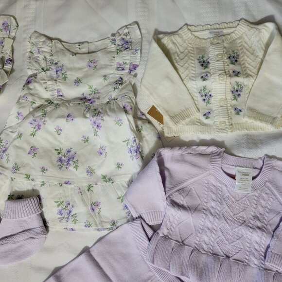 Gymboree Home Grown 100% organic Cotton up to 7 lb. Lot NWT - Picture 6 of 11